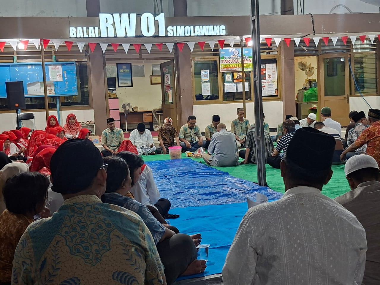 Peringati Kemerdekaan RI ke-80, Warga RW 01 Simolawang Surabaya Gelar Tasyakuran Kampung