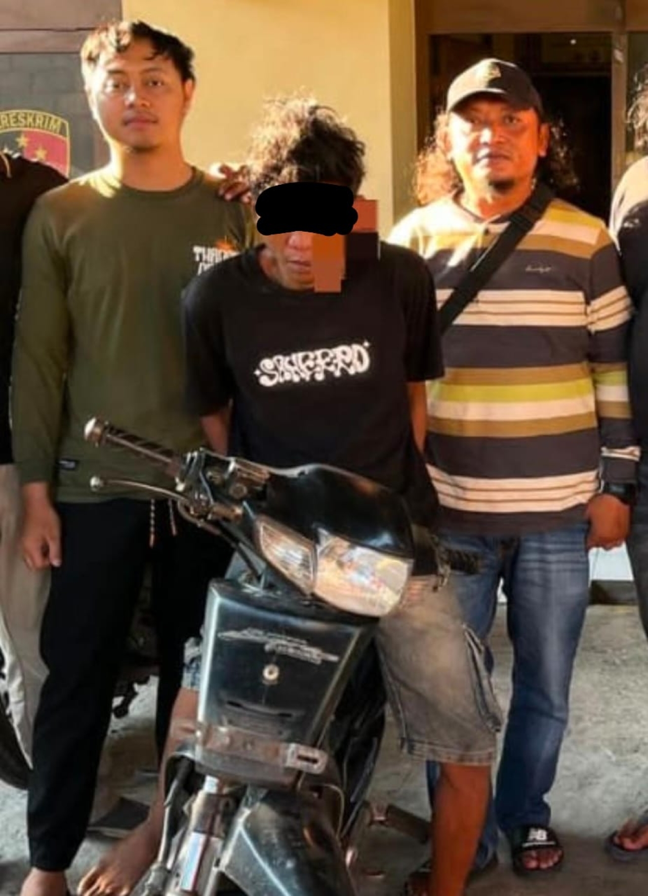 Polres Nganjuk Tangkap Terduga Pelaku Curanmor di Baron