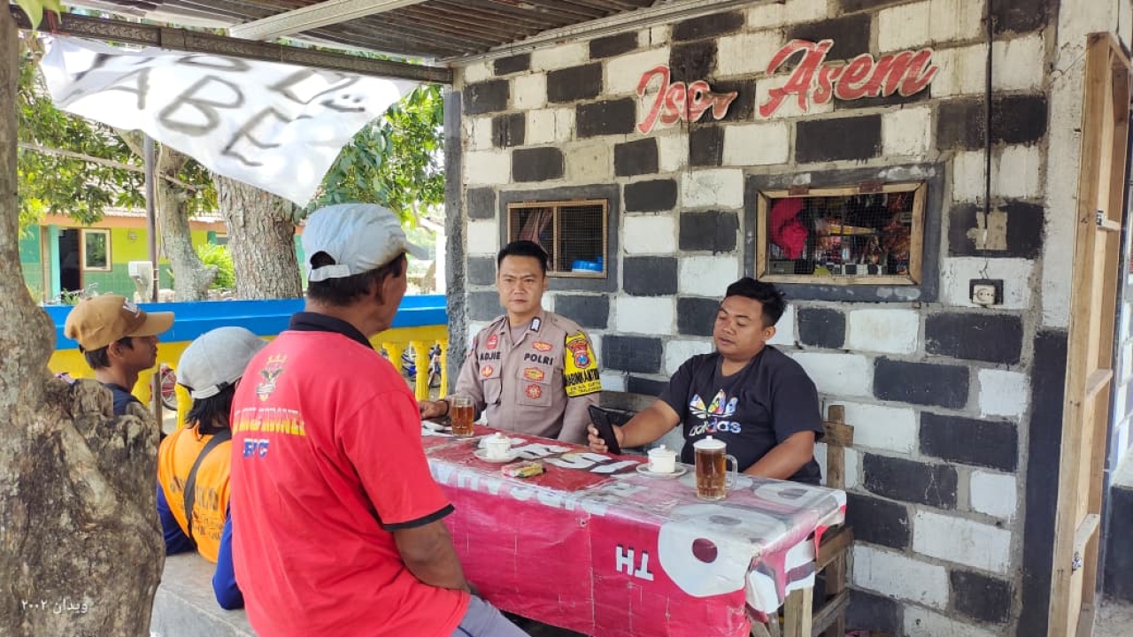 Gelar Kopling, Bhabinkamtibmas Getas Ajak Warga Jaga Kamtibmas