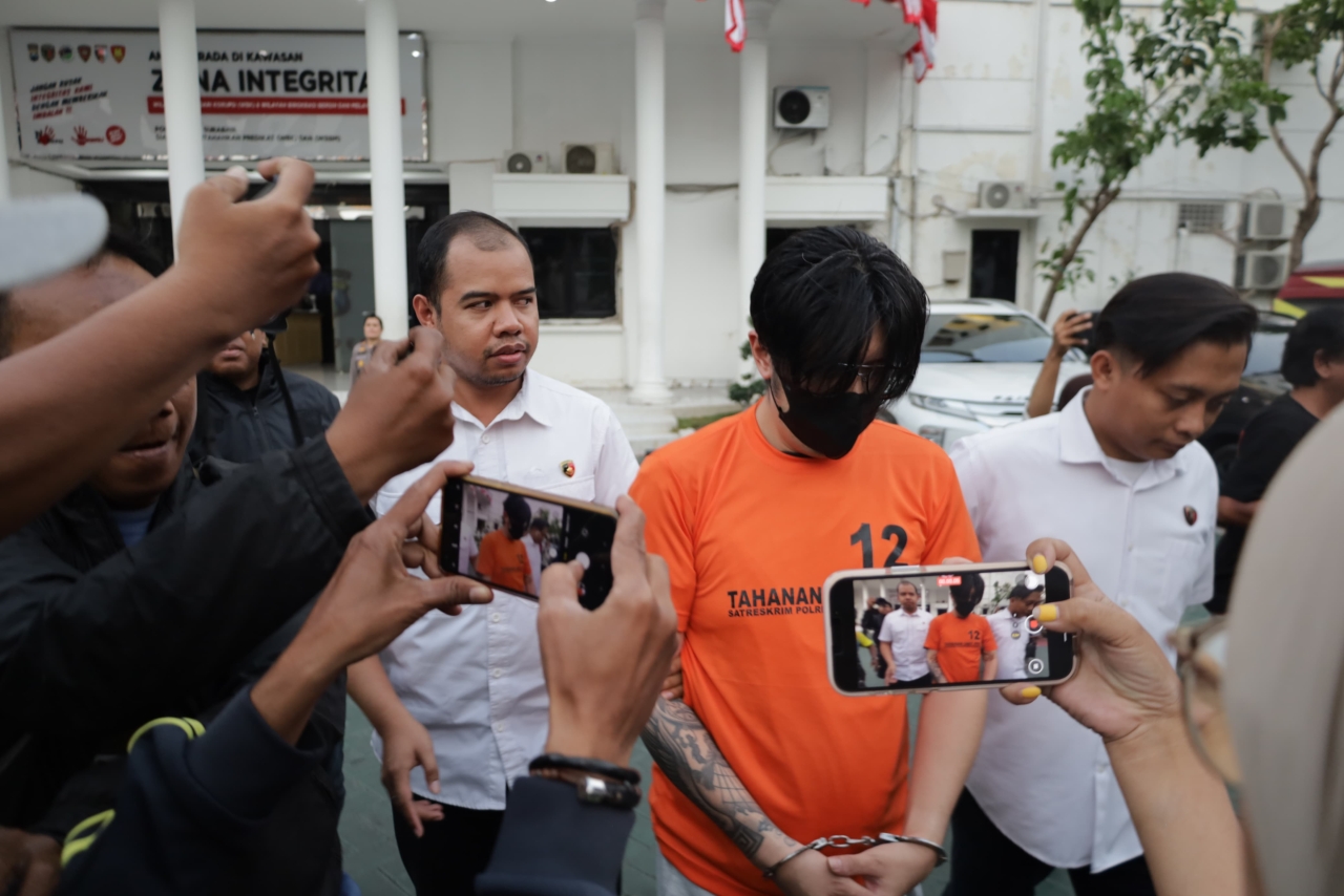 Peduli Kaum Rentan Polrestabes Surabaya Amankan Tersangka KDRT yang Sempat Viral di Medsos
