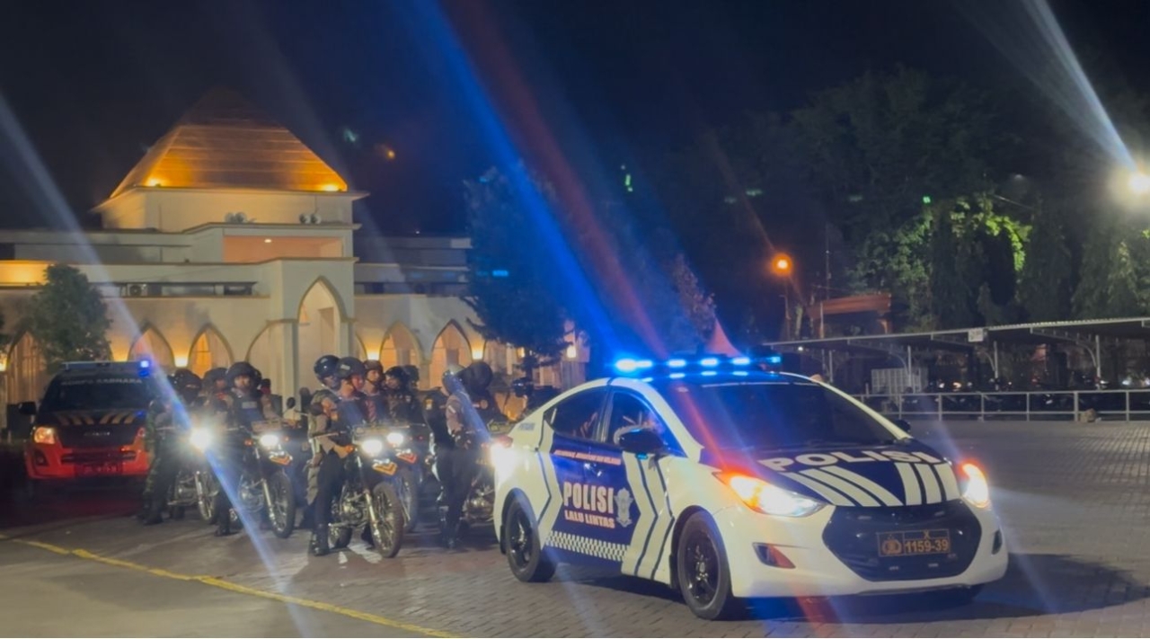 Situasi Kamtibmas Terkendali, Polres Pasuruan Terus Laksanakan. Patroli Skala Besar untuk Jogo Pasuruan