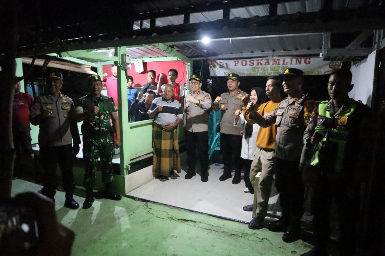 Jogo Jatim Kapolres Bojonegoro Ajak Warga Aktifkan Siskamling Tingkatkan Kewaspadaan