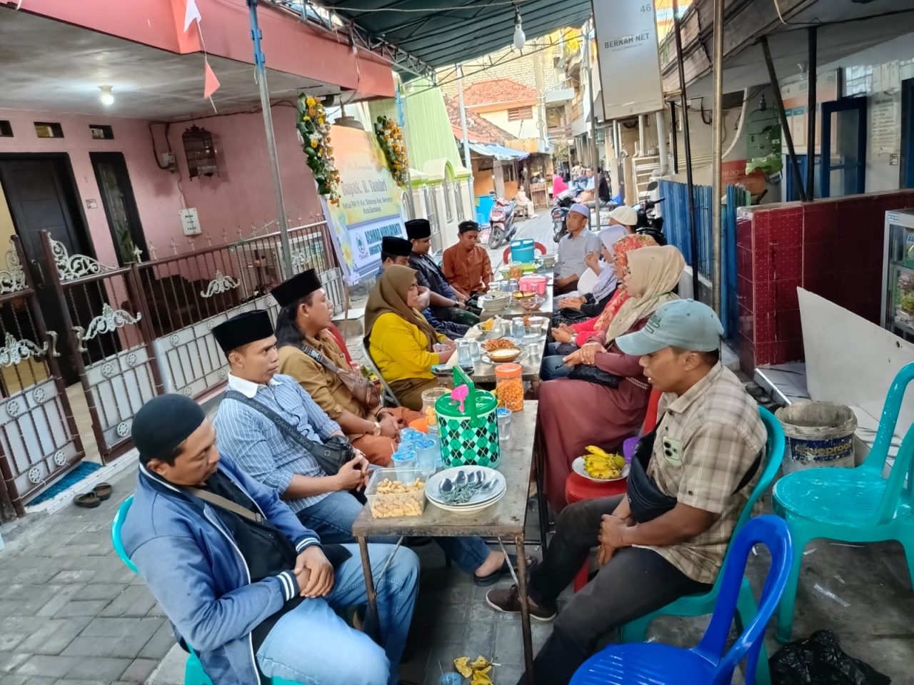 Tunjukan solidaritas dan Kebersamaan, Gabungan Media online Takziah dan Doa Tahlil di Rumah Duka