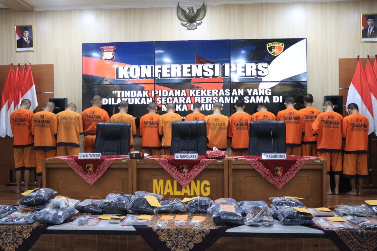 Polres Malang Tetapkan 21 Tersangka Perusakan Kantor Polisi, 6 Diantaranya ABH