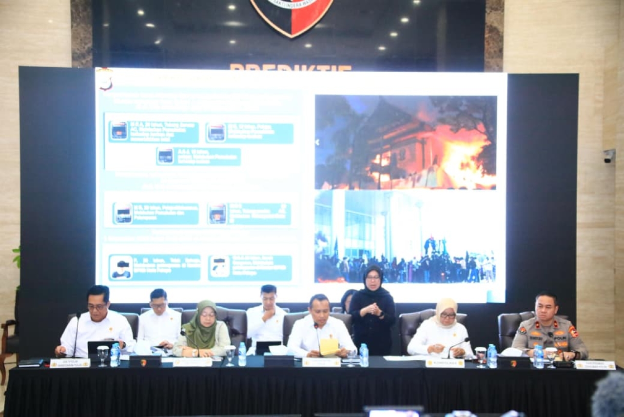 Polri Ungkap 959 Tersangka Pasca Kerusuhan, 295 di Antaranya Anak-Anak