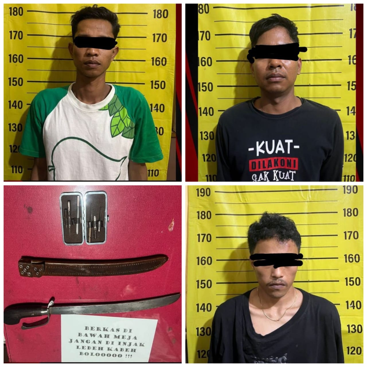 Polres Pasuruan Ungkap 3 Kasus Pencurian, 5 Pelaku Berhasil Ditangkap