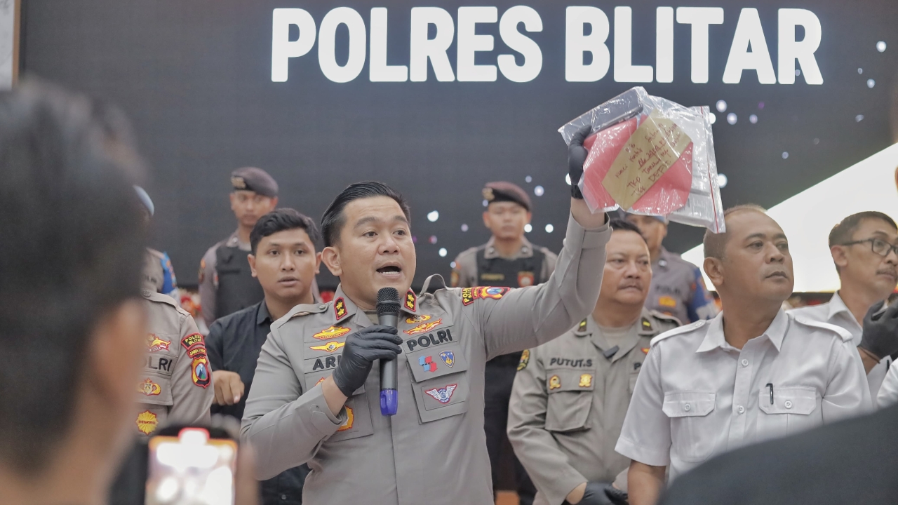 Polres Blitar Berhasil Amankan Tersangka Begal 2 Bulan Beraksi di 18 TKP