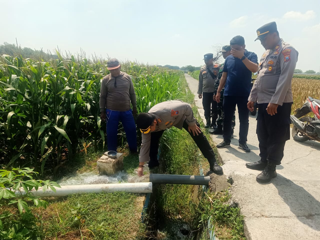 Kapolres Nganjuk Jalin Sinergi dengan Forkopimcam dan Kades se-Kecamatan Baron untuk Perkuat Harkamtibmas