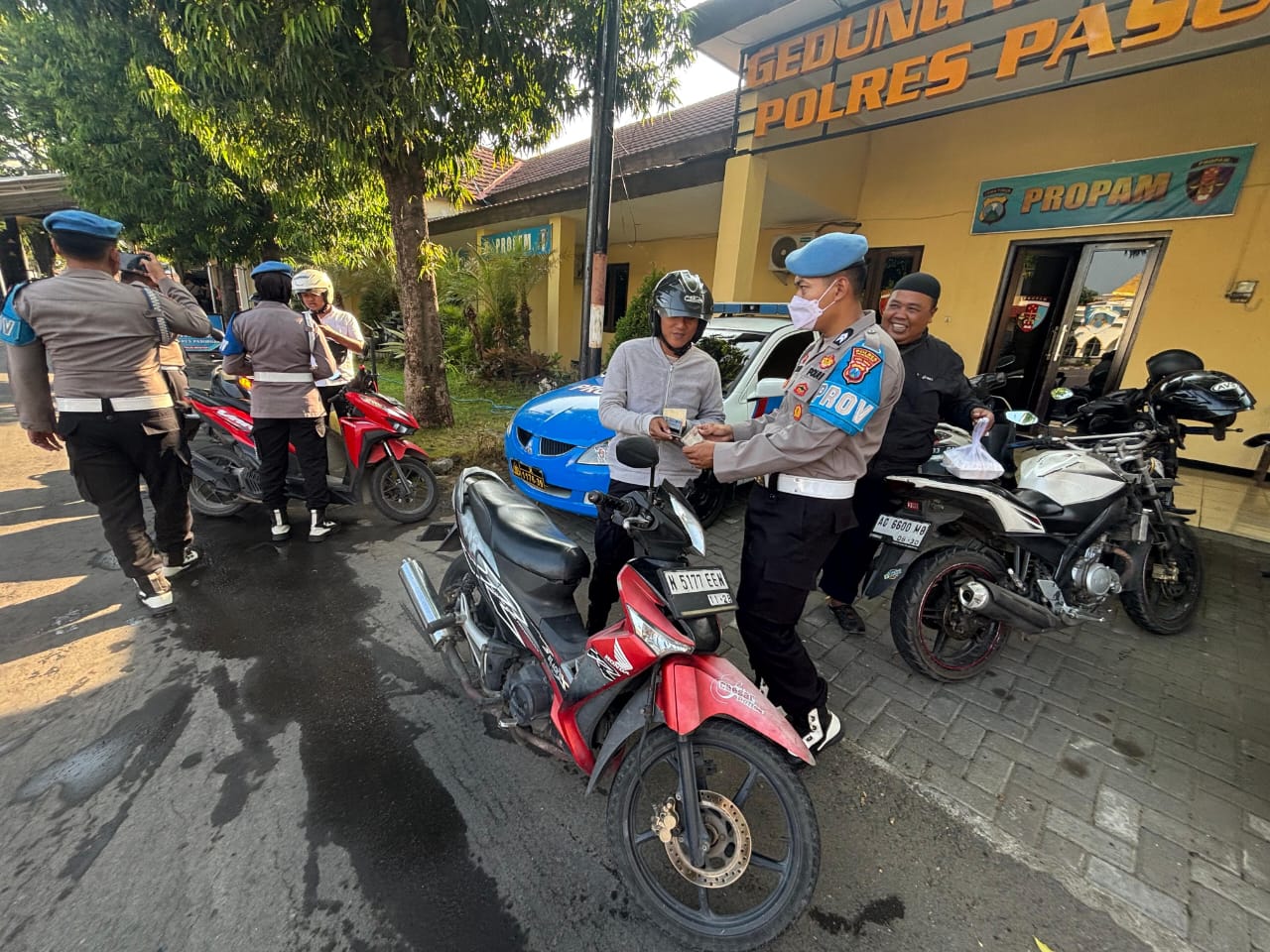 Polres Pasuruan Gelar OPS Gaktiblin dan Mitigasi, Tingkatkan Disiplin Anggota Polri