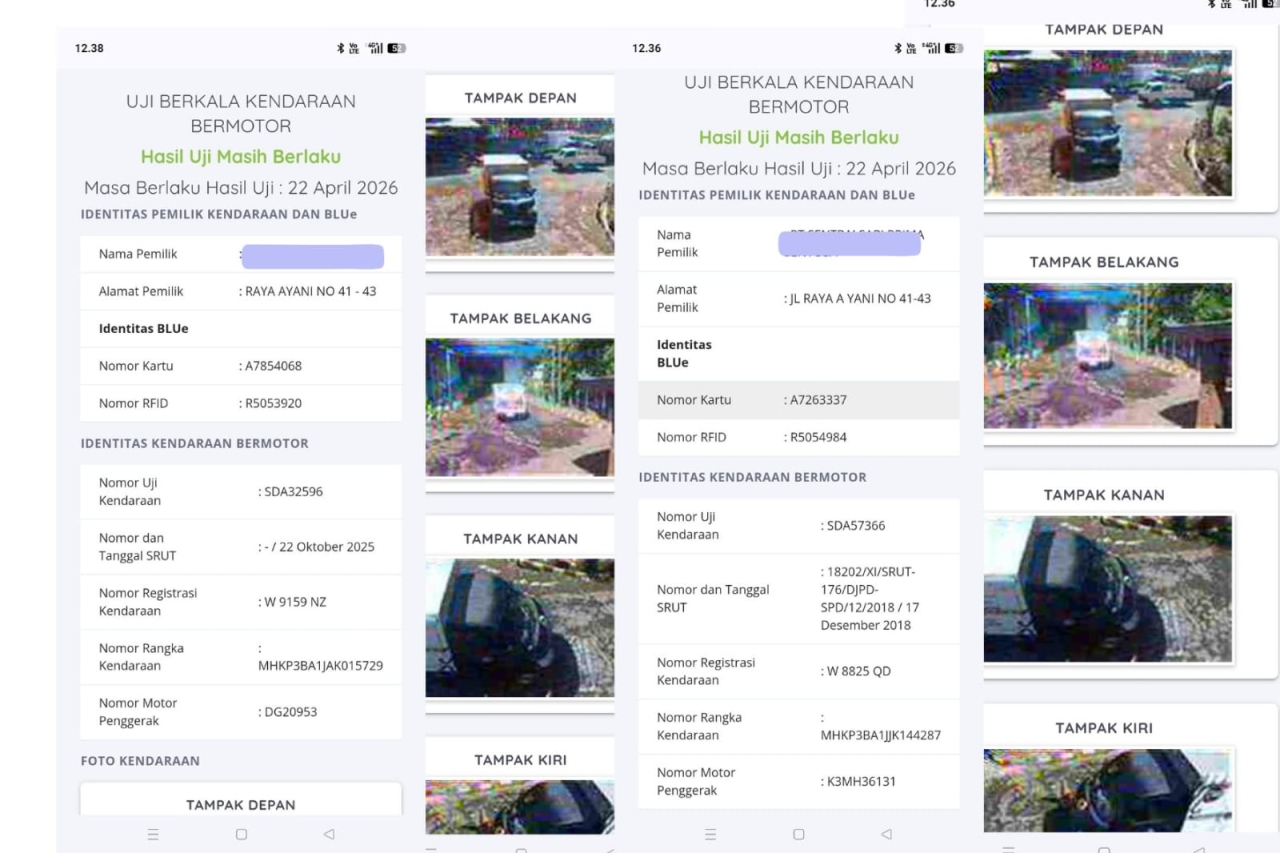 Skandal KIR Siluman di Sidoarjo: Foto Diganti Nopol, Mobil PT SPT Lolos Uji Tanpa Hadir