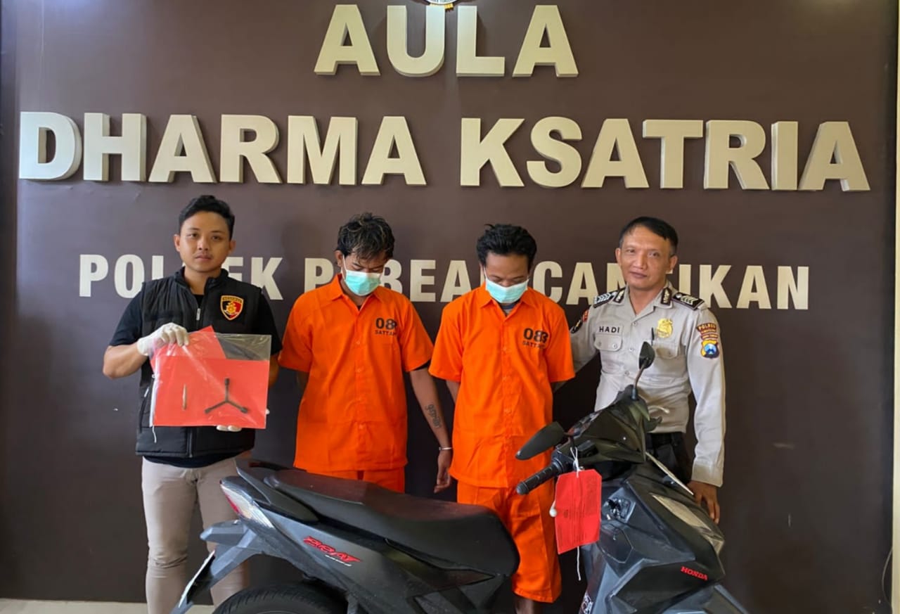 Komplotan Pencuri Motor Toko Listrik Jagalan Surabaya Diringkus Polsek Pabean Cantikan, Satu Pelaku Sempat Buron