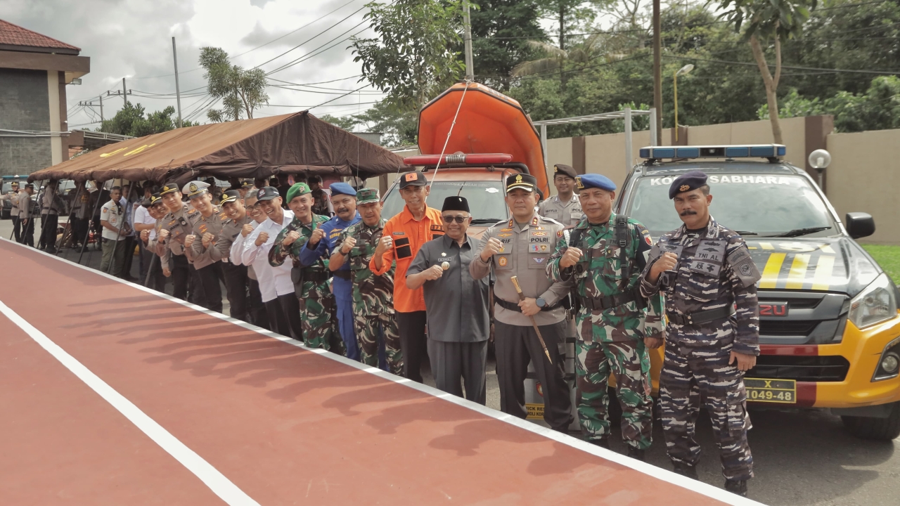 Hadapi Musim Ekstrem, Kapolres Blitar Pimpin Apel Kesiap siagaan Tanggap Darurat Bencana