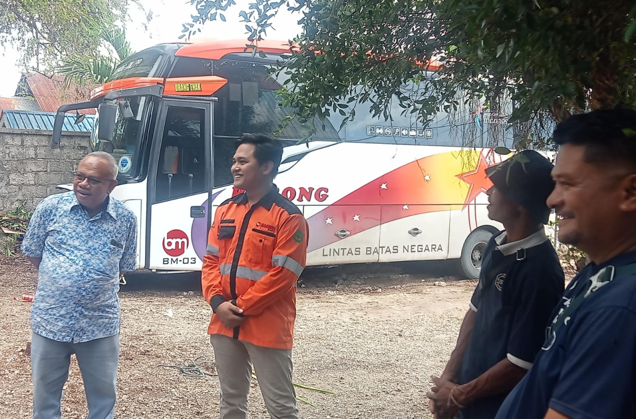 Armada Bus Bagong Rute RI - RDTL Tempati Markas Baru 