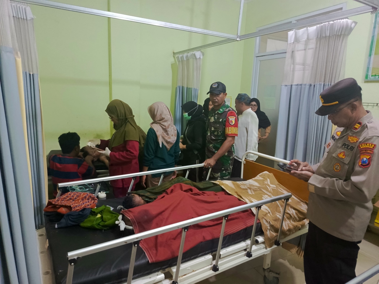 Kapolres Bangkalan Cek TKP Bekas Galian C Lokasi Tewasnya 6 Santri 