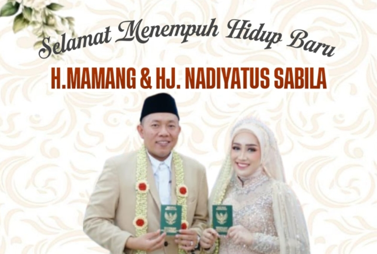 Berita Bahagia: Haji Mamang dan Hajjah Nadiatus Sabila Resmi Menikah di Sampang