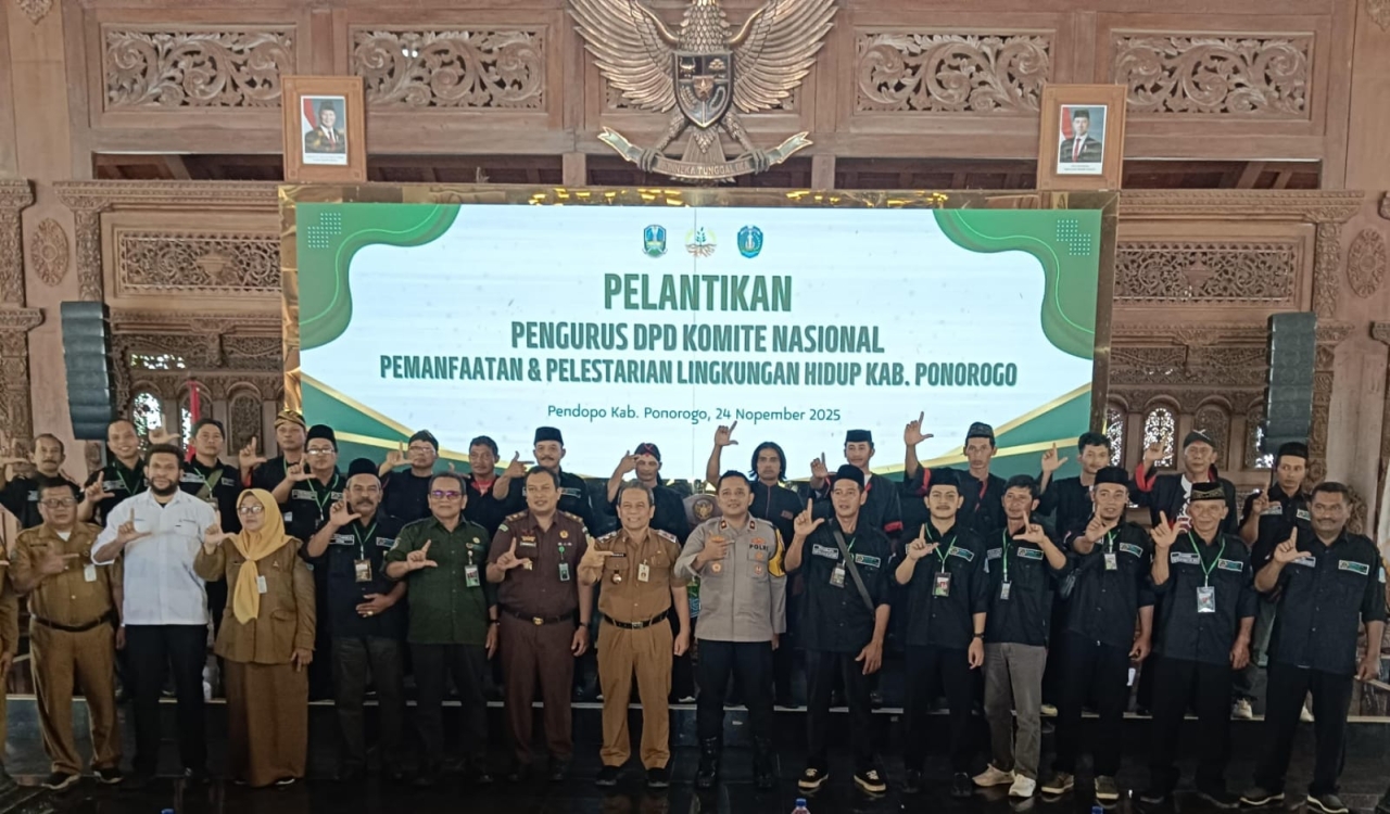 Komnas PPLH Ponorogo Resmi Dilantik, Prioritaskan Kerja Sama Penanganan Limbah dan Galian C