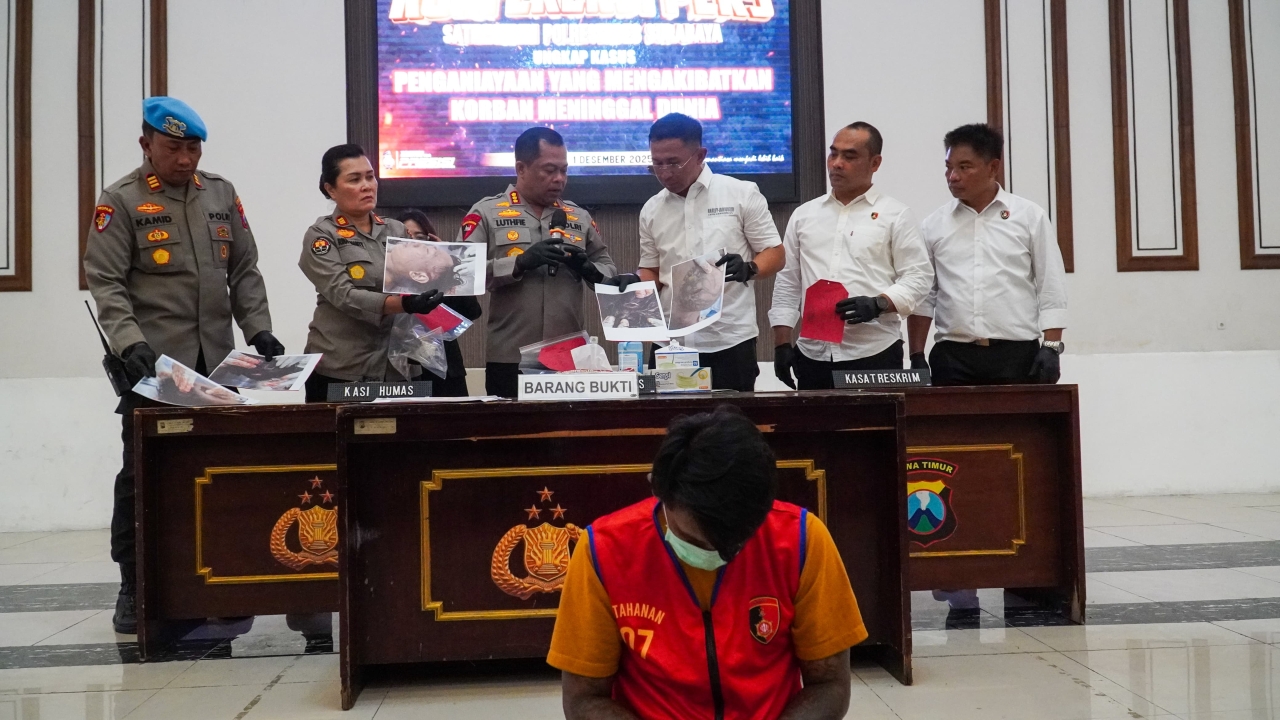 Polrestabes Surabaya Amankan Pelaku Penganiyan Berujung Maut di Ibiza Club Surabaya 