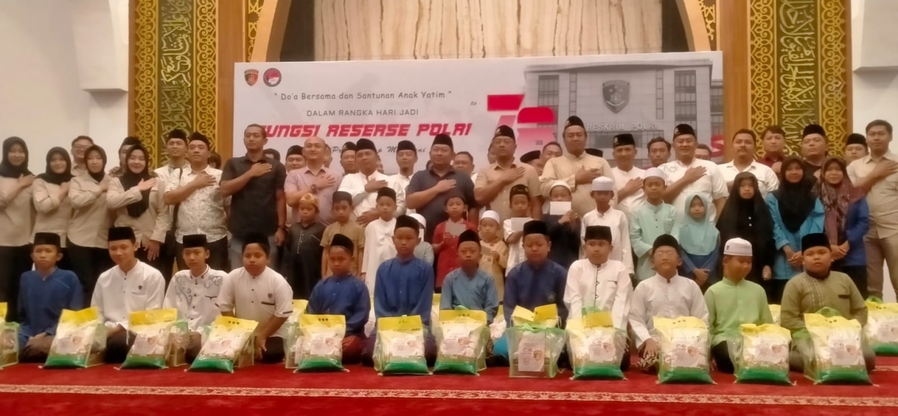 Doa Bersama HUT Reserse, Kapolres: Spiritual Perkuat Mental