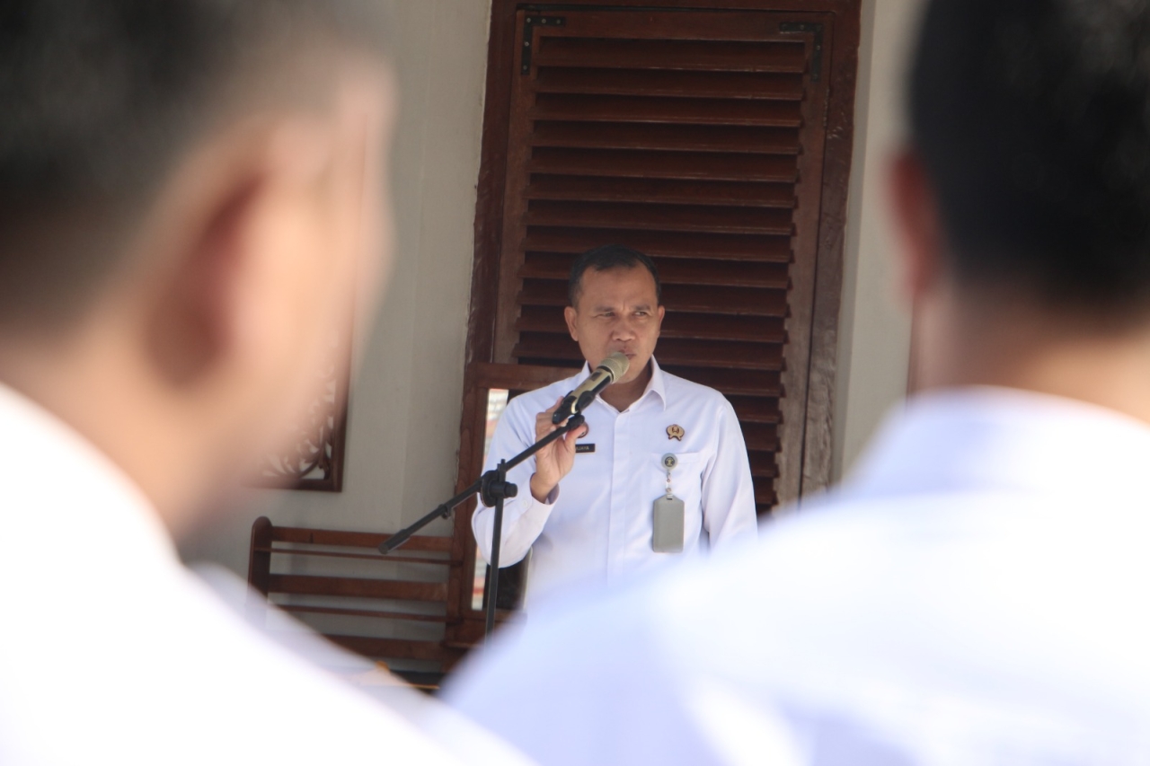 Pimpin Apel Pagi Pegawai, Kalapas Ingatkan Kewaspadaan dan Tegaskan Tiada Libur Selama Nataru