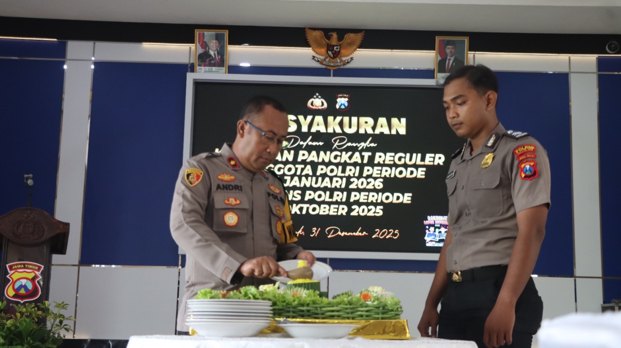 Apresiasi Kinerja Akhir Tahun, 47 Personel Polres Pelabuhan Tanjung Perak Naik Pangkat
