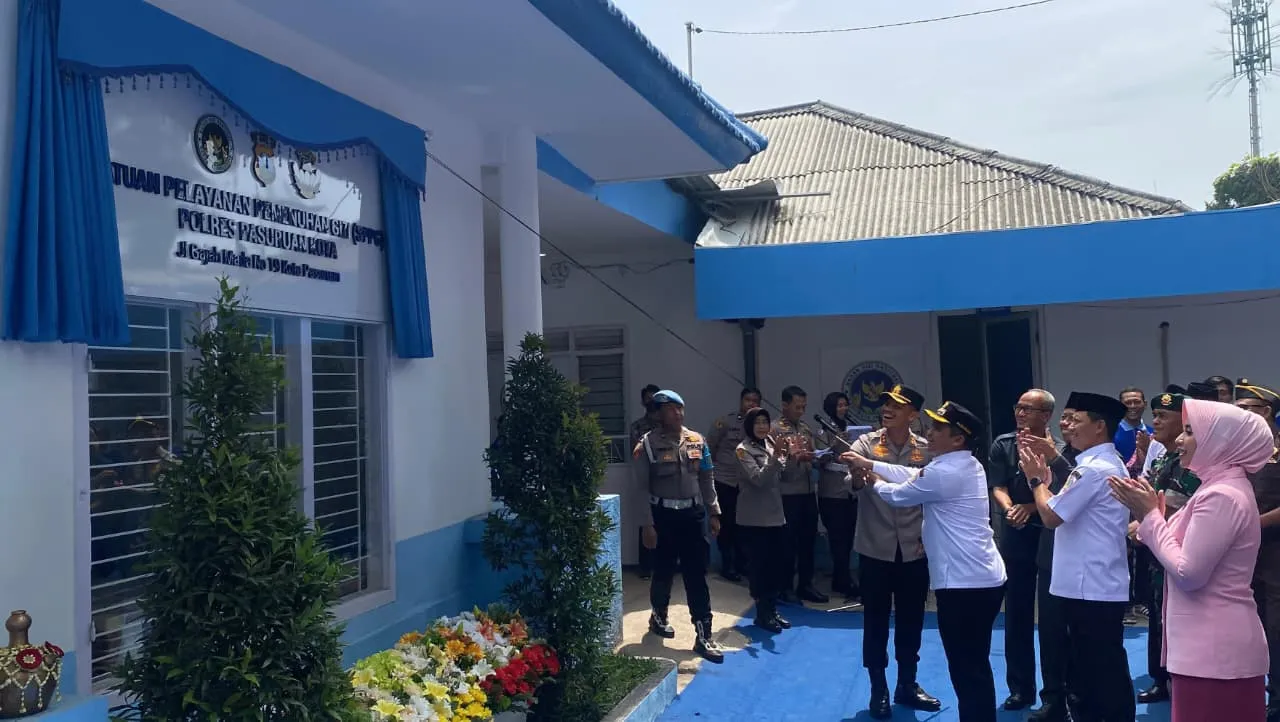 Kapolres Pasuruan Kota Resmikan SPPG YKB, Dukung Program Makan Bergizi Gratis