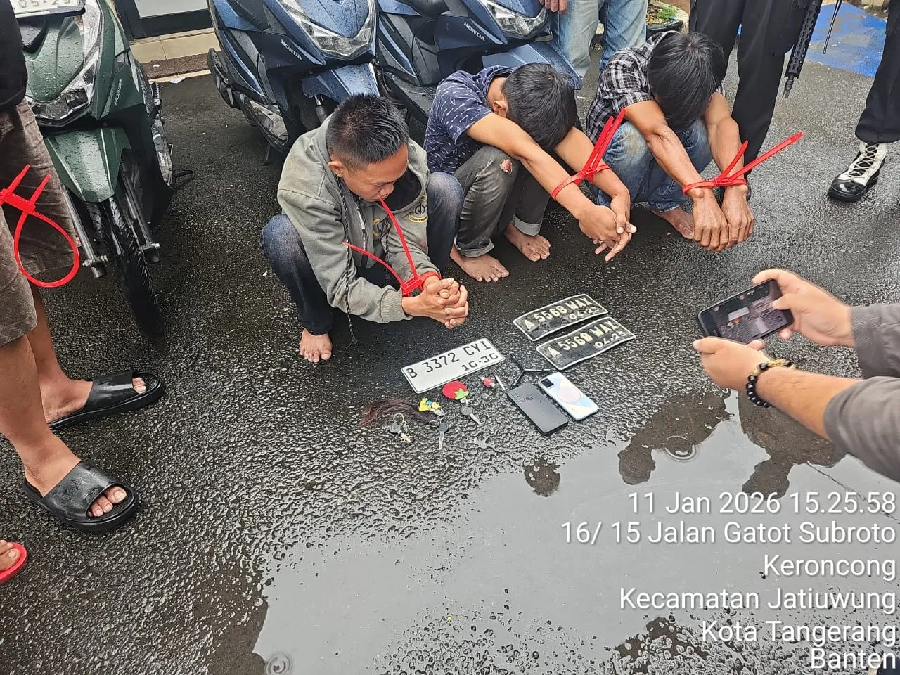 Bermodalkan CCTV dan Penyelidikan Intensif, Polsek Jatiuwung Ungkap Kasus Curanmor
