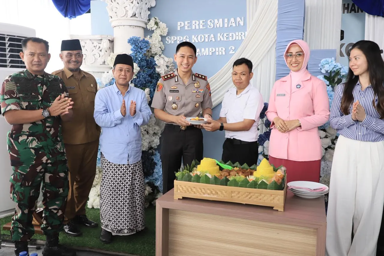 Polres Kediri Kota Resmikan SPPG Yayasan Kemala Bhayangkari 2