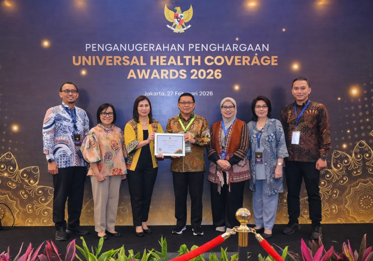 Sulut Tancap Gas Menuju Layanan Kesehatan Paripurna, Capaian UHC Hampir Sempurna Raih UHC Award 2026