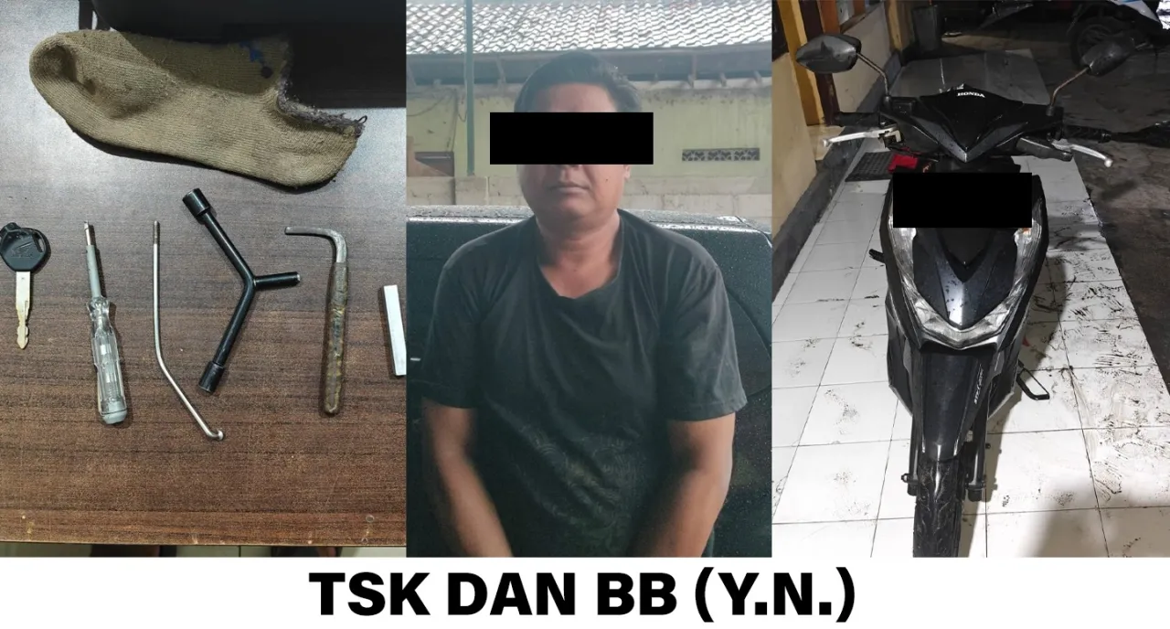 Beraksi Saat Subuh, Komplotan Curanmor Dibekuk Satreskrim Polres Nganjuk