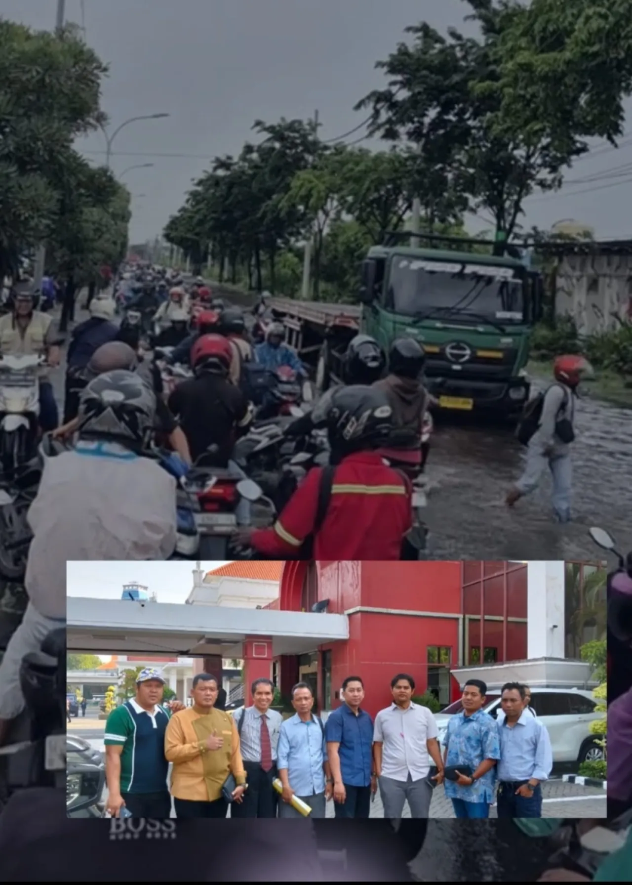 Akses RPH TOW Surabaya Tergenang Banjir, kondisi Malam Sulit Dilalui Pekerja RPH Pegirian Minta Evaluasi Pemindahan