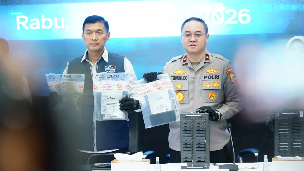 Bareskrim Polri Bongkar Sindikat Phishing E-Tilang Palsu, Lima Tersangka Ditangkap