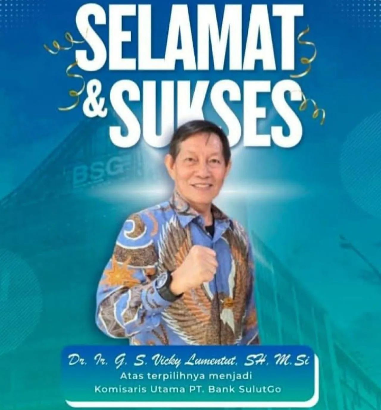 Vicky Lumentut Duduki Kursi Komisaris Utama, BSG Mantapkan Arah Pertumbuhan 2026–2031
