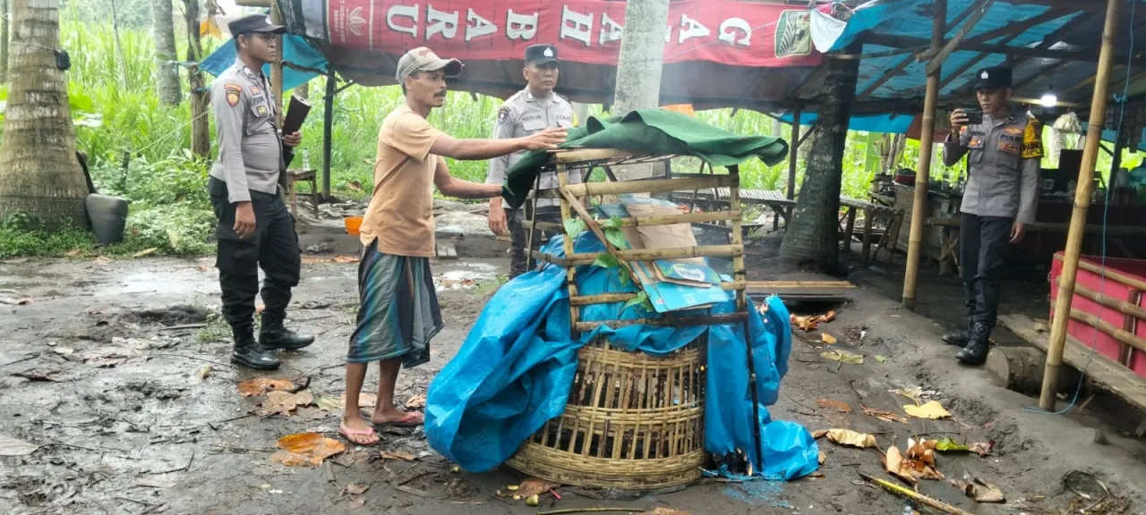 Polsek Ranuyoso Langsung Bergerak Cepat dan Bongkar Kalangan Sabung Ayam