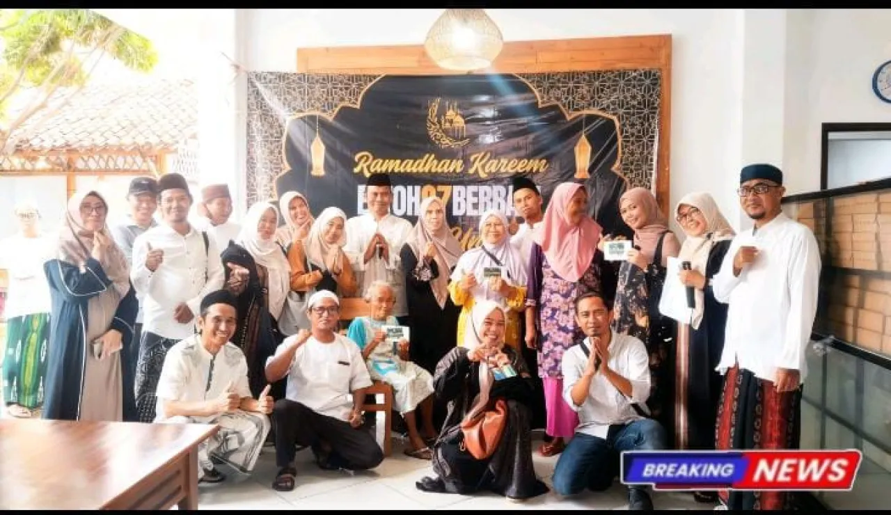 Caption Foto: Estoh 97 Berbagi Santuni Puluhan Anak Yatim