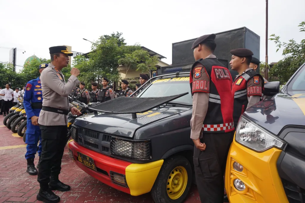 Polresta Sidoarjo Siagakan 1.200 Personel Pelayanan Pengamanan Hari Buruh 2026