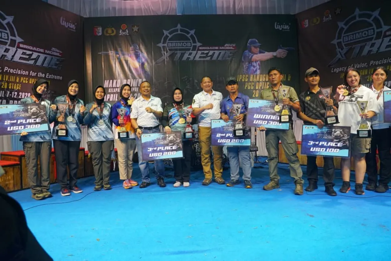 Penutupan Kejuaraan Menembak Brimob Xtreme 2026: Ajang Menembak Internasional Sarat Prestasi dan Sportivitas