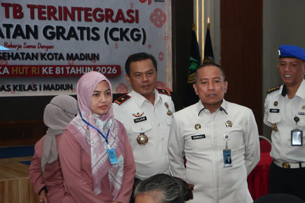 Tingkatkan Kualitas Penyelenggaraan Pemasyarakatan, Kakanwil Jatim Lakukan Bintorwasdal di Lapas Madiun