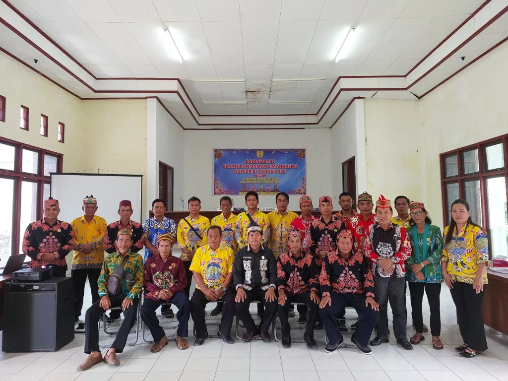 Sosialisasi Peraturan Damang Manuhing No 01 Tahun 2026