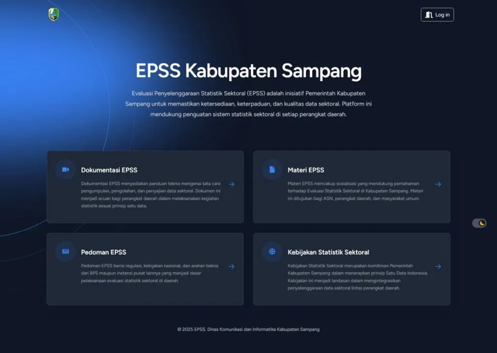 Tingkatkan Kualitas Statistik Sektoral, Pemkab Sampang Rilis Aplikasi Penilaian EPSS