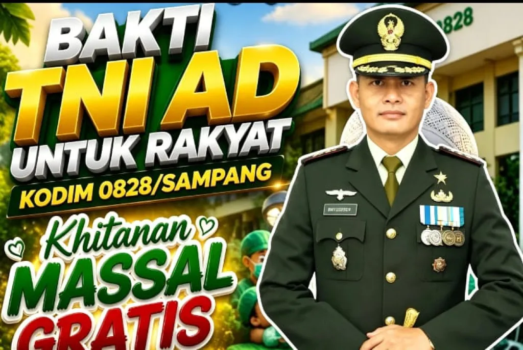 Dukung Kesehatan Generasi Muda, Kodim 0828/Sampang Bakal Gelar Khitanan Massal Gratis