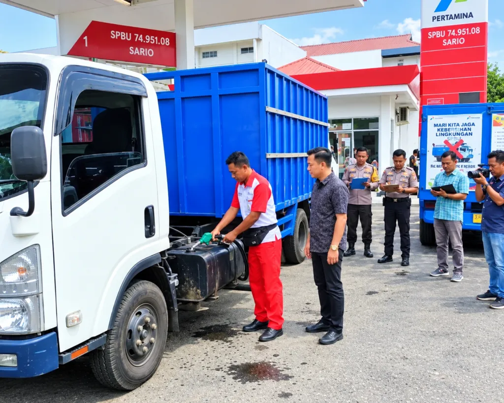 SPBU 74.951.08 Sario Disorot, Mobil Diduga Bertangki Modifikasi Disebut Berulang Kali Isi Solar Subsidi