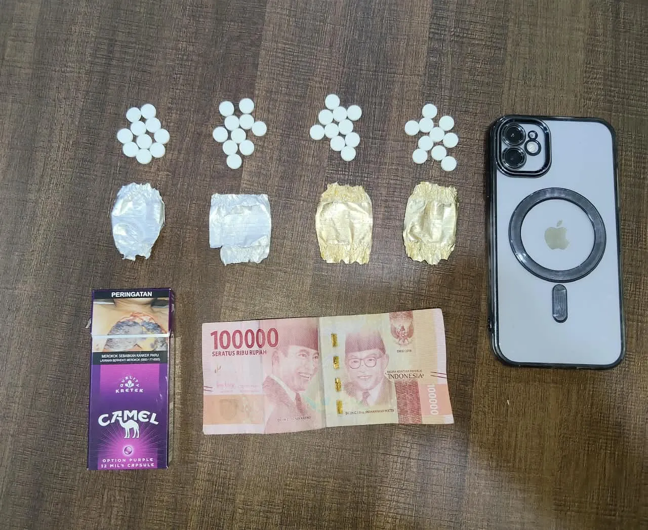 Satresnarkoba Polresta Sumenep Ungkap Peredaran Okerbaya, 60 Pil Berlogo “Y” Diamankan