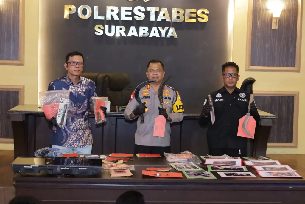 Polrestabes Surabaya Selesaikan 157 Kasus 3C Sepanjang September–Oktober, 112 Tersangka Ditangkap