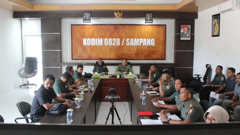 Pastikan Kesiapan Sertijab Dandim, Tim Korem 084/BJ Verifikasi Administrasi Kodim 0828/Sampang