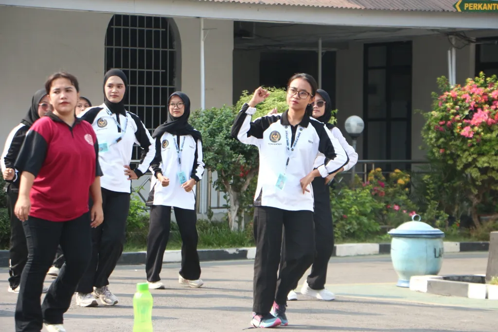 Lapas Kelas I Madiun Gelar Senam Pagi Bersama Warga Binaan Wanita