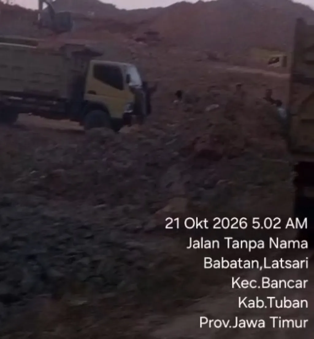 Lapor Kapolda Jatim aktivitas tambang pasir silika di wilayah Tegal jiwo Desa Lacari kec bancar Publik Desak Transparasi