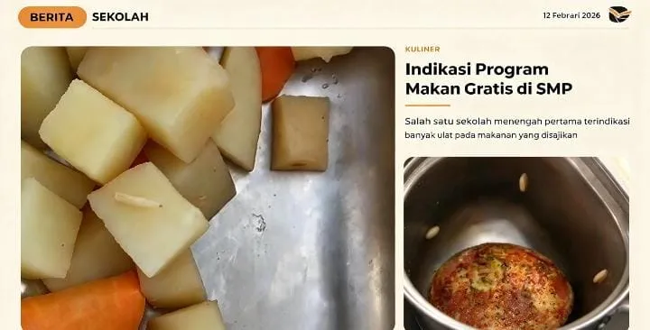 Temukan Ulat Hidup di Ompreng MBG, Siswa SMPN 3 Sampang Tolak Makan Bantuan SPPG Polagan 3