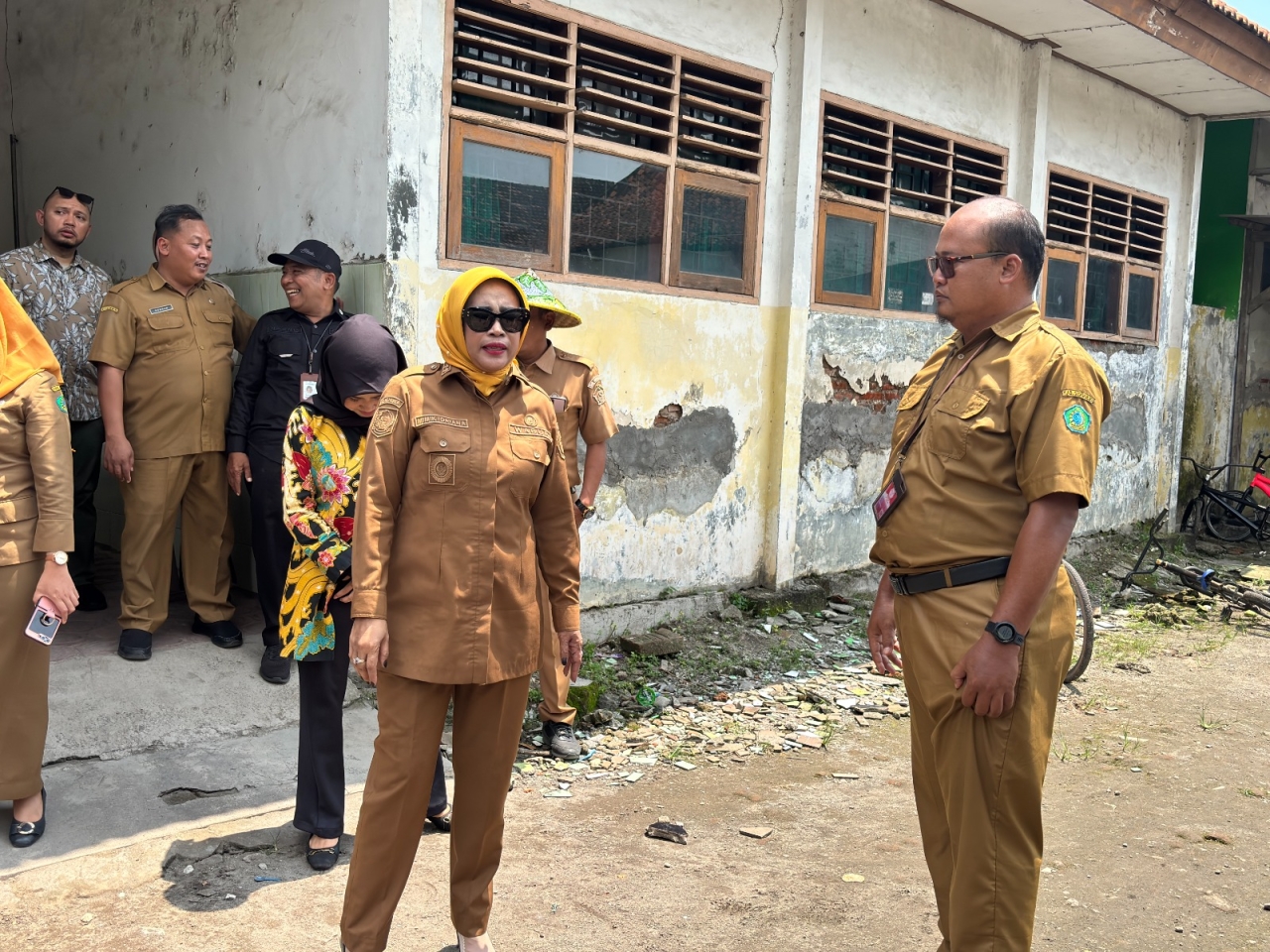 Wabup Sidoarjo Tinjau Langsung Kondisi SDN Jatikalang, Cegah Risiko Bangunan Roboh