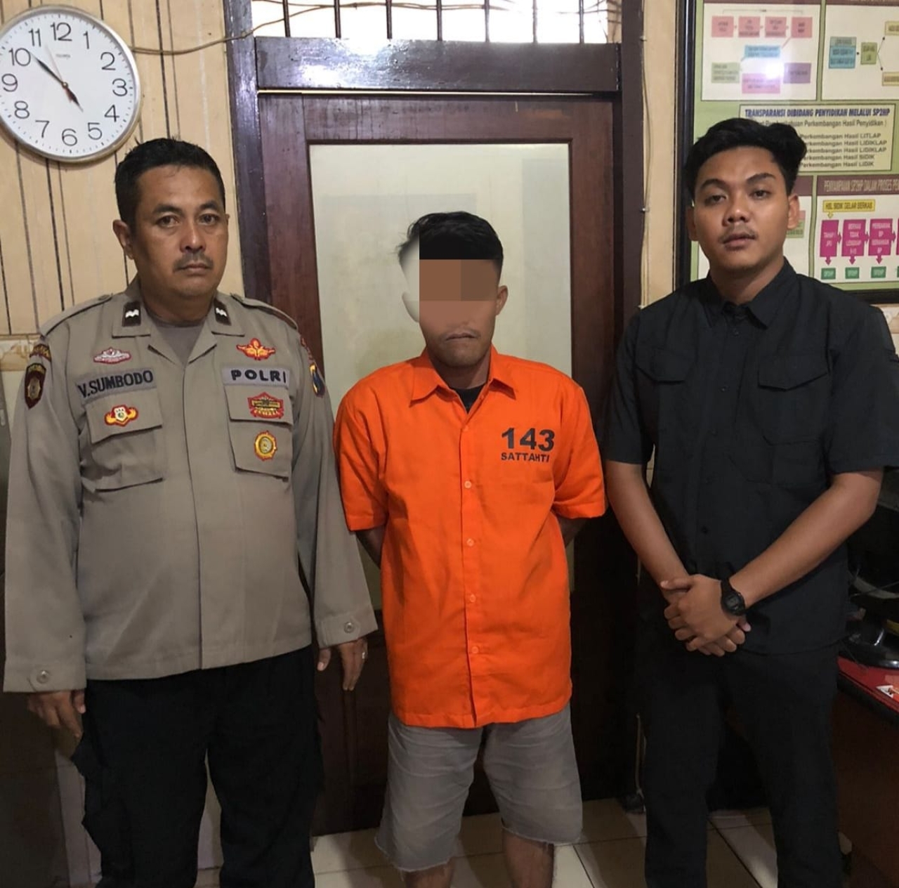Terekam CCTV, Copet di Kompleks Sunan Ampel Diamankan Polsek Semampir