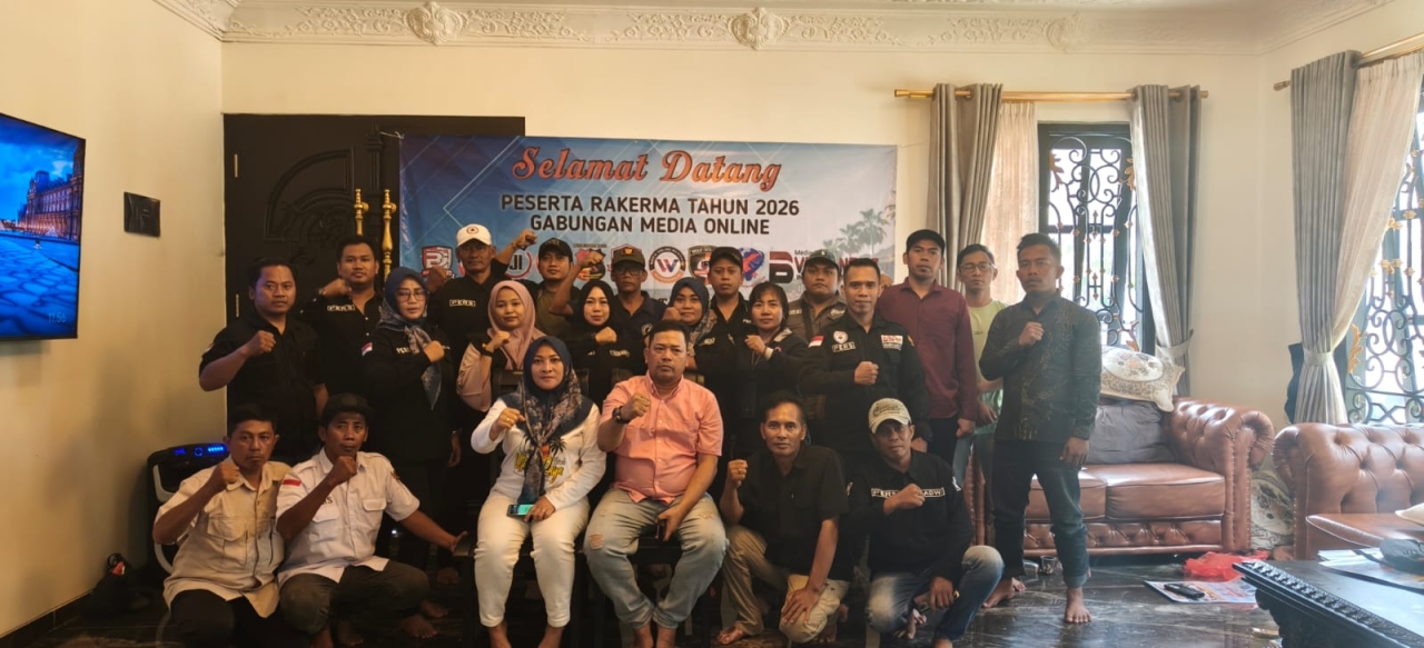 Gabungan Media Online Gelar Rakerma Tahun 2026 Cukup Meriah di Hotel Villa dan Cottage Utama Raya Beach Situbondo